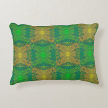 Oak Kung, blommönster, grönt och gult i Böhmen