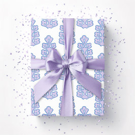Oak Leaf in Blue and Purple Presentpapper