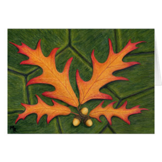 Oak Löv Cluster Art Card OBS Kort