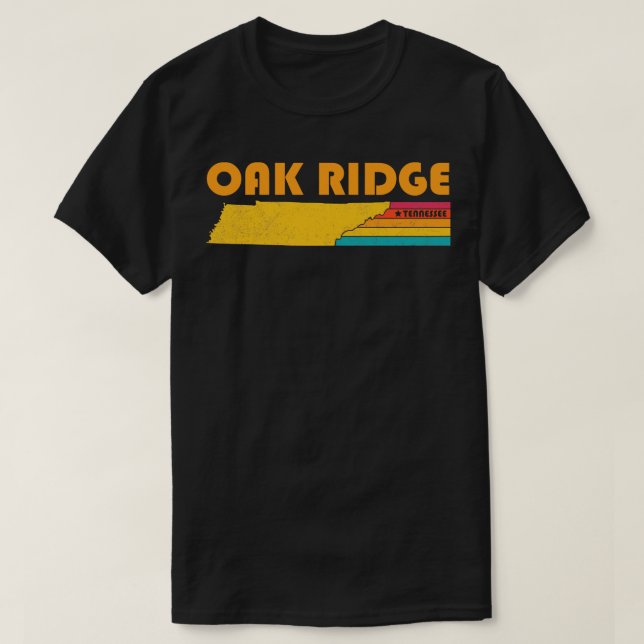Oak Ridge Tennessee Vintage Distress Souvenir T Shirt (Design framsida)