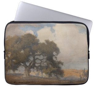 Oak Träd (1910) - Vattenskärna för Vintage Laptop Fodral