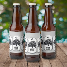 Oak Träd Ale Beer Label