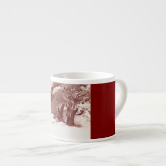 Oak Träd bra art Espressomugg