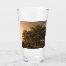 Oak Träd i ett skogslandskap (Woodland Scene)