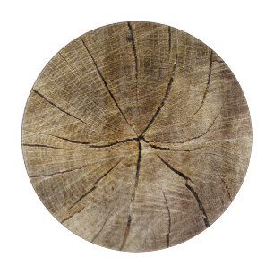 Oak Träd Kor, glasburk (Choppboard)