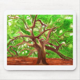 Oak Träd Musmatta