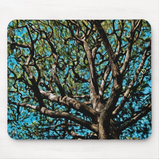 Oak Träd Musmatta (Framsidan)