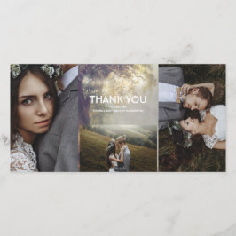 Oak Träd String Ljus Rustic Bröllop Tack Kort