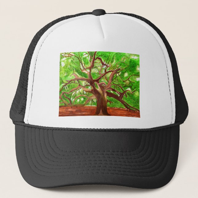 Oak Träd Truckerkeps (Framsida)