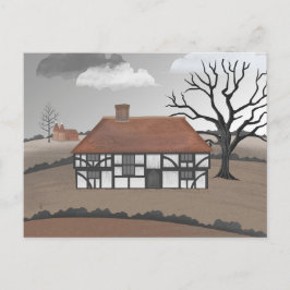 Oak Tree Manor Postcard Vykort