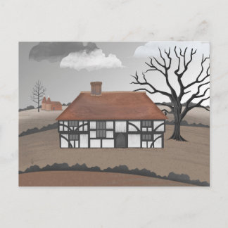 Oak Tree Manor Postcard Vykort