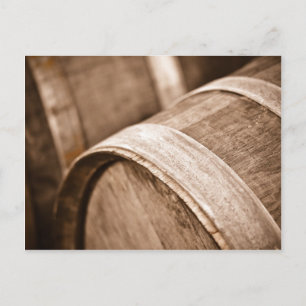 Oak Vin Barrel i Napa Valley California Vykort