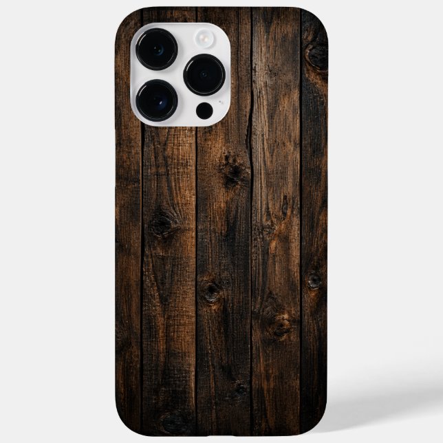 Oak Wood Grain Phone Case (Baksida)