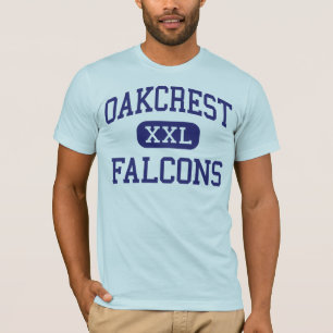 Oakcrest - falkar - kick - landa för maj t shirt