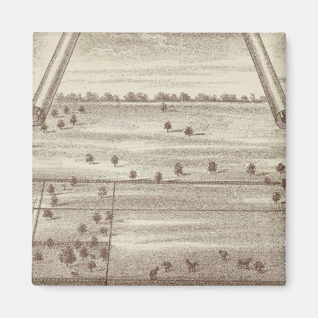 Oakdale Ranch Magnet (Framsidan)