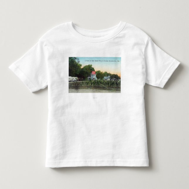 Oakdungevilla SceneEl Verano, CA T-shirt (Framsida)