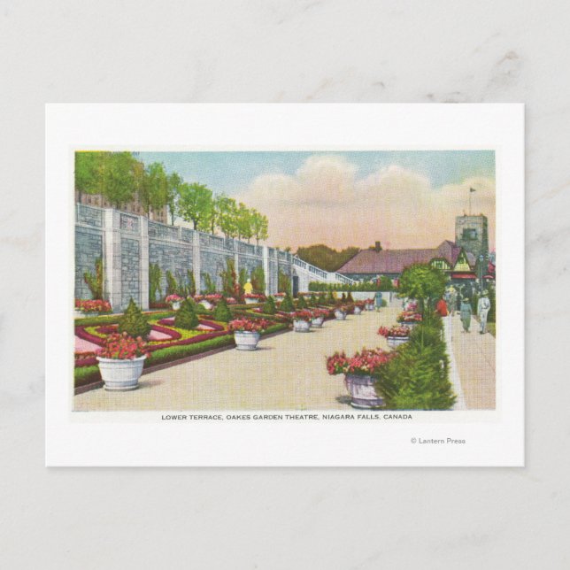 Oakes Garden Theater Lower Terrace Vykort (Framsida)