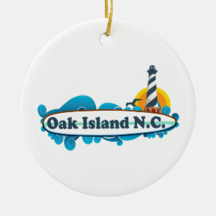 OakIsland. Julgransprydnad Keramik