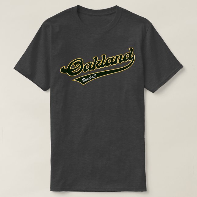 Oakland Baseball T Shirt (Design framsida)