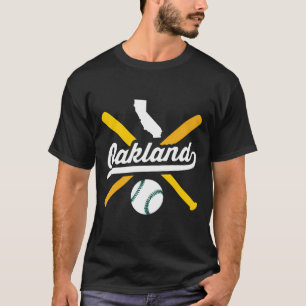 Oakland Baseball Vintage Kalifornien Pride Kärlek T Shirt