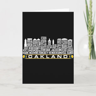 Oakland Basebollag All Time Legends Oakland Cit Kort