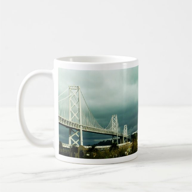 Oakland Bay Bridge San Francisco Kaffemugg (Vänster)