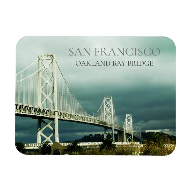 Oakland Bay Bridge San Francisco Magnet (Horisontell)