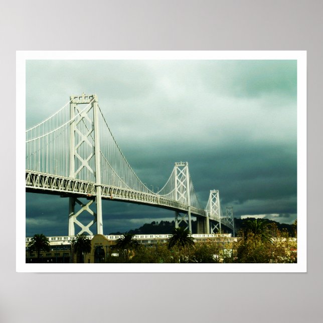 Oakland Bay Bridge San Francisco Poster (Framsidan)