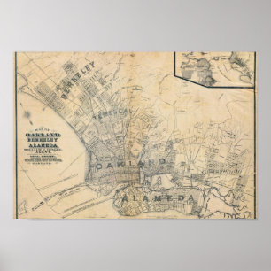 Oakland Berkeley, Alameda Poster