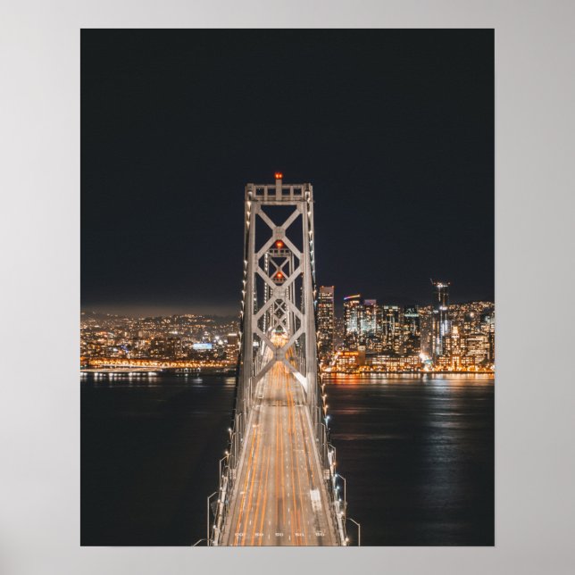 Oakland Bridge i San Francisco Poster (Framsidan)