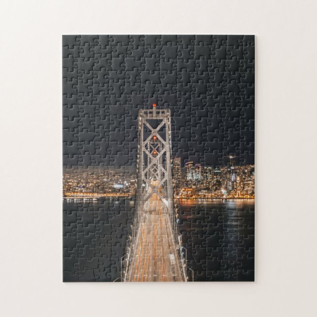 Oakland Bridge i San Francisco Pussel (Vertikal)