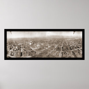 Oakland CA-panoramafoto 1909 Poster