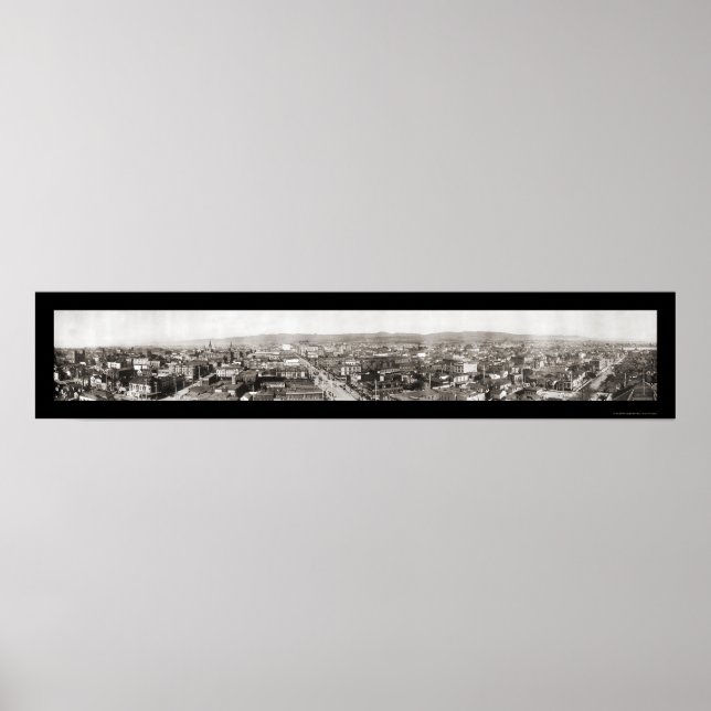 Oakland, CA Photo 1908 Poster (Framsidan)