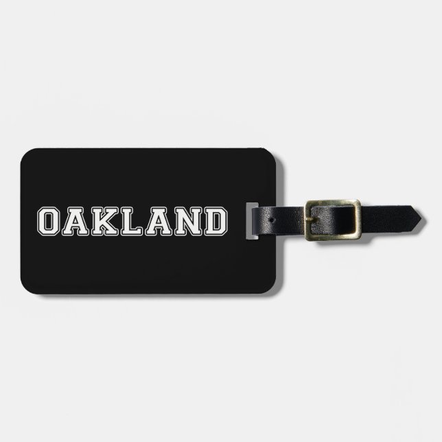 Oakland California Bagagebricka (Horisontell Framsida)