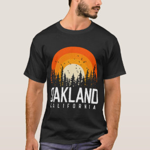 Oakland California CA Vintage 70s 90-tal Retro T Shirt