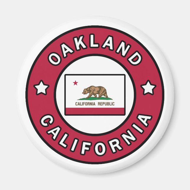 Oakland California Magnet (Framsidan)