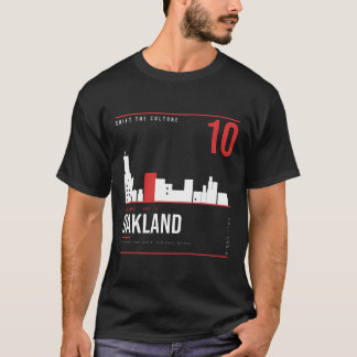 Oakland California Silhuett ShiftTape Vol 10 T Shirt