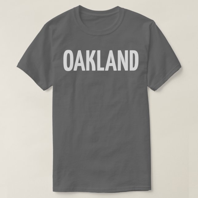 Oakland City i Kalifornien T Shirt (Design framsida)