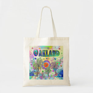 Oakland Deep Dream Tote Bag Tygkasse