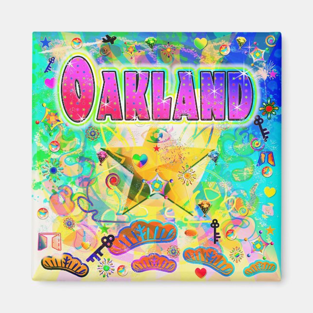 Oakland Epoch Hour Magnet (Framsidan)