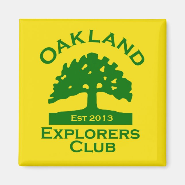 Oakland Explorer Klubb Magnet (Framsidan)