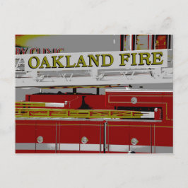 Oakland Fire Vykort