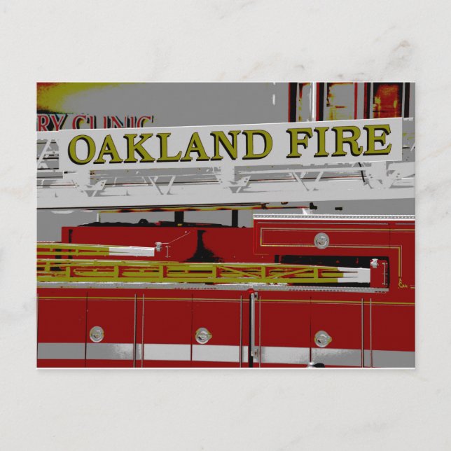 Oakland Fire Vykort (Framsida)