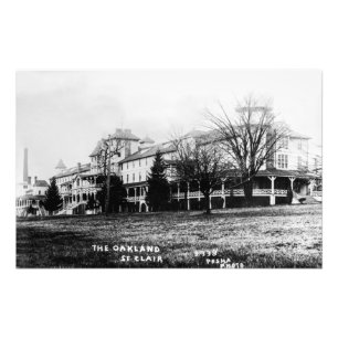 Oakland Hotel St. Clair Michigan Louis Pesha Fototryck