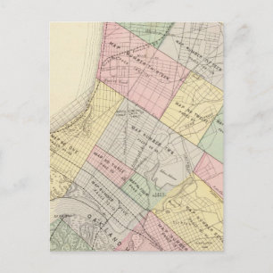Oakland Index karta Vykort