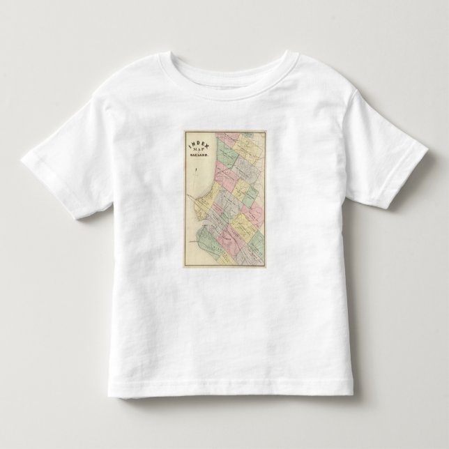 Oakland indexkarta tee shirt (Framsida)