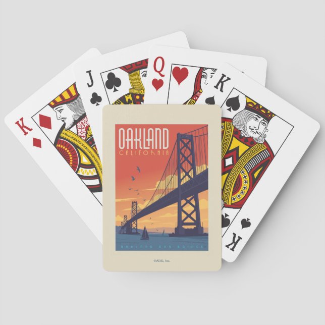 Oakland, Kalifornien Casinokort (Baksidan)
