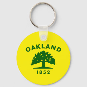 Oakland (Kalifornien) City flagga Keychain Nyckelring