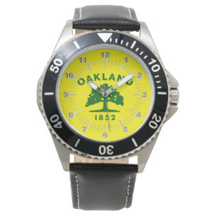 Oakland (Kalifornien) City flagga Watch Armbandsur