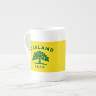 Oakland, Kalifornien Flaggor Benporslin Mugg